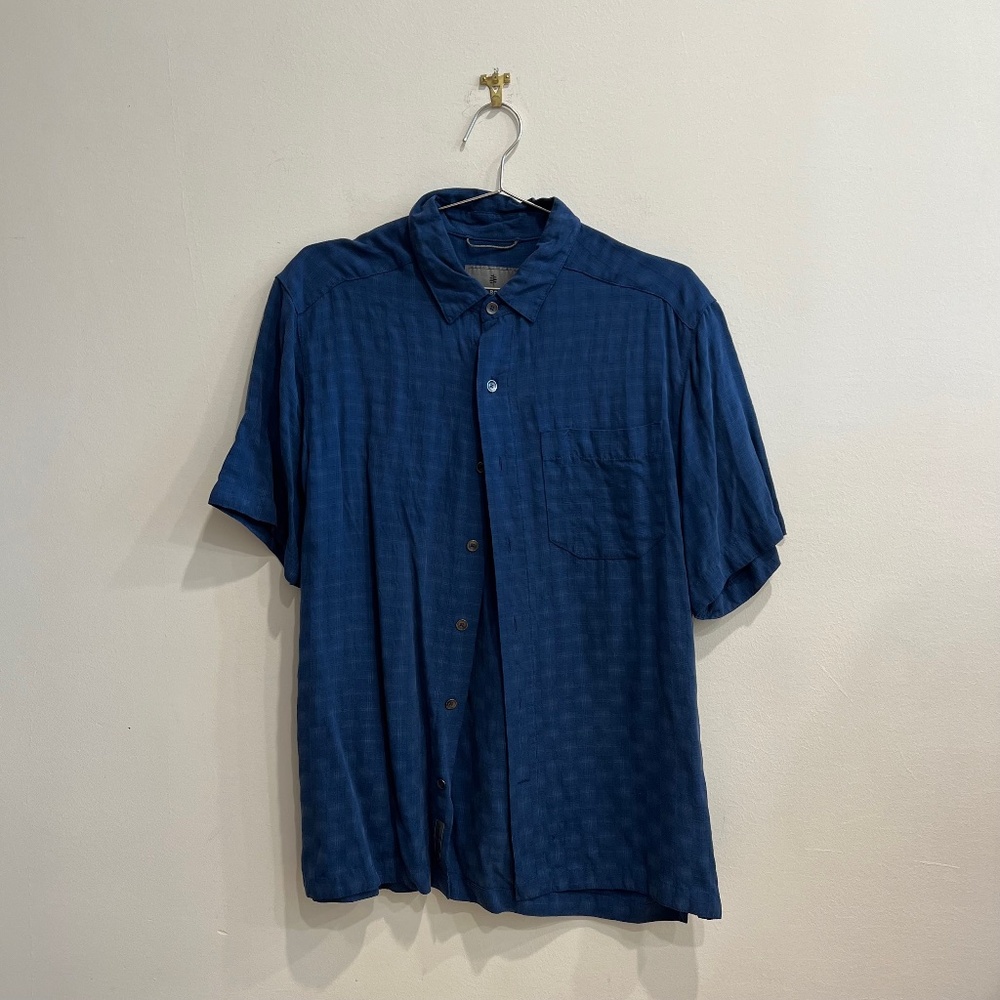 Royal Robbins Short Sleeve Button Down Shirt Modal Fabric Mens Medium